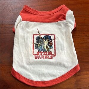 Star Wars dog shirt.